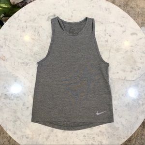Nike grey dry fit muscle tank